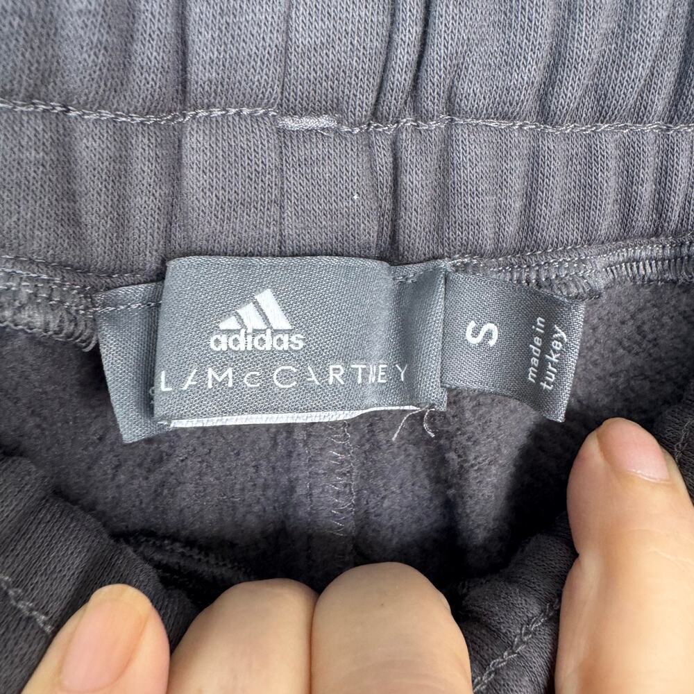 Adidas Stella McCartney Elastic Drawstring Waist Sweatpants Gray Womens Sz Small - Picture 6 of 8